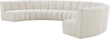 Infinity Modular Sectional Sofa - Contemporary 7pc Design with Deep Channel Tufting for Comfort