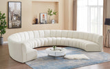 Infinity Boucle Fabric Modular Sectional Sofa – Luxurious Deep Channel Tufting & Contemporary Design