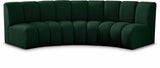 Infinity Modular Sectional Sofa - Contemporary 3-Piece Design with Deep Channel Tufting Comfort