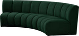 Infinity Modular Sectional Sofa - Contemporary 3-Piece Design with Deep Channel Tufting Comfort