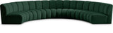 Infinity Boucle Fabric Modular Sectional Sofa - Contemporary Design with Deep Channel Tufting Comfort
