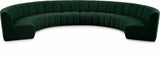 Infinity Boucle Fabric Modular Sectional Sofa – Luxurious Deep Channel Tufting & Contemporary Design