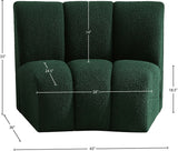 Infinity Boucle Fabric Modular Chair - Luxurious Deep Channel Tufting for Contemporary Living Spaces