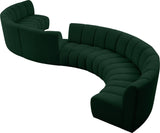Infinity Boucle Fabric Modular Sectional Sofa – Luxurious Deep Channel Tufting & Contemporary Design
