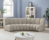 Infinity Modular Sectional Sofa - Contemporary 3-Piece Design with Deep Channel Tufting Comfort