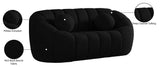 Elijah Contemporary Loveseat with Deep Channel Tufting and Accent Pillow for Ultimate Comfort