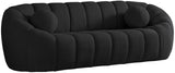 Elijah Contemporary Sofa with Deep Channel Tufting and Cozy Accent Pillow for Ultimate Comfort