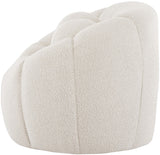 Elijah Contemporary Loveseat with Deep Channel Tufting and Accent Pillow for Ultimate Comfort