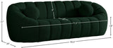 Elijah Contemporary Sofa with Deep Channel Tufting and Cozy Accent Pillow for Ultimate Comfort