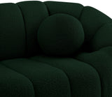 Elijah Contemporary Sofa with Deep Channel Tufting and Cozy Accent Pillow for Ultimate Comfort