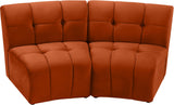 Limitless Modular Sectional Loveseat with Upscale Tufting and Contemporary Design for Ultimate Comfort