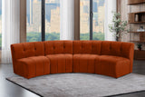 Limitless 4-Piece Modular Sectional - Contemporary Comfort with Soft Upholstery & Stylish Tufting