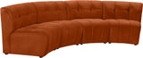 Limitless 4-Piece Modular Sectional - Contemporary Comfort with Soft Upholstery & Stylish Tufting