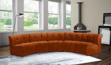 Limitless 5pc Modular Sectional - Luxurious Velvet Upholstery with Contemporary Design & Comfort