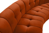 Limitless 5pc Modular Sectional - Luxurious Velvet Upholstery with Contemporary Design & Comfort