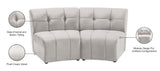 Limitless Modular Sectional Loveseat with Upscale Tufting and Contemporary Design for Ultimate Comfort
