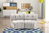 Limitless Modular Sectional Loveseat with Upscale Tufting and Contemporary Design for Ultimate Comfort