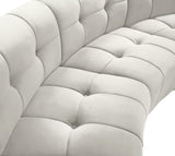 Limitless Modular Sectional Loveseat with Upscale Tufting and Contemporary Design for Ultimate Comfort