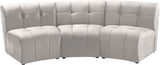 Limitless Modular Sectional Sofa - Elegant Contemporary Design with Luxurious Tufting Features