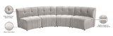 Limitless 4-Piece Modular Sectional - Contemporary Comfort with Soft Upholstery & Stylish Tufting
