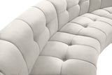 Limitless 4-Piece Modular Sectional - Contemporary Comfort with Soft Upholstery & Stylish Tufting