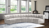 Limitless 5pc Modular Sectional - Luxurious Velvet Upholstery with Contemporary Design & Comfort