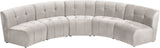 Limitless 5pc Modular Sectional - Luxurious Velvet Upholstery with Contemporary Design & Comfort