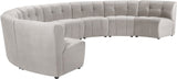Limitless 8-Piece Modular Sectional Sofa with Contemporary Design and Luxurious Soft Touch Upholstery