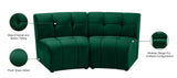 Limitless Modular Sectional Loveseat with Upscale Tufting and Contemporary Design for Ultimate Comfort