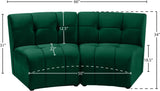 Limitless Modular Sectional Loveseat with Upscale Tufting and Contemporary Design for Ultimate Comfort