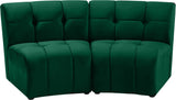 Limitless Modular Sectional Loveseat with Upscale Tufting and Contemporary Design for Ultimate Comfort