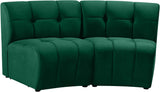 Limitless Modular Sectional Loveseat with Upscale Tufting and Contemporary Design for Ultimate Comfort