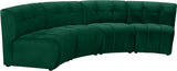 Limitless 4-Piece Modular Sectional - Contemporary Comfort with Soft Upholstery & Stylish Tufting