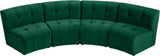 Limitless 4-Piece Modular Sectional - Contemporary Comfort with Soft Upholstery & Stylish Tufting