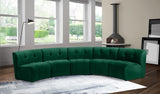 Limitless 5pc Modular Sectional - Luxurious Velvet Upholstery with Contemporary Design & Comfort