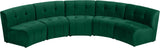 Limitless 5pc Modular Sectional - Luxurious Velvet Upholstery with Contemporary Design & Comfort