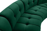 Limitless 5pc Modular Sectional - Luxurious Velvet Upholstery with Contemporary Design & Comfort