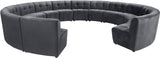 Limitless Contemporary 14-Piece Modular Sectional Sofa with Deep Tufting for Ultimate Comfort