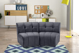 Limitless Modular Sectional Loveseat with Upscale Tufting and Contemporary Design for Ultimate Comfort