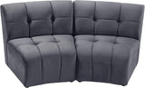 Limitless Modular Sectional Loveseat with Upscale Tufting and Contemporary Design for Ultimate Comfort