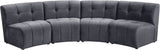 Limitless 4-Piece Modular Sectional - Contemporary Comfort with Soft Upholstery & Stylish Tufting