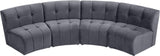 Limitless 4-Piece Modular Sectional - Contemporary Comfort with Soft Upholstery & Stylish Tufting
