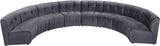 Limitless 8-Piece Modular Sectional Sofa with Contemporary Design and Luxurious Soft Touch Upholstery