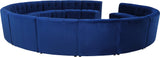 Limitless Modular Sectional Sofa Set - 15 Piece Contemporary Design with Button Tufting Elegance