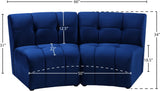 Limitless Modular Sectional Loveseat with Upscale Tufting and Contemporary Design for Ultimate Comfort