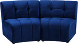 Limitless Modular Sectional Loveseat with Upscale Tufting and Contemporary Design for Ultimate Comfort