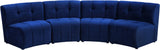 Limitless 4-Piece Modular Sectional - Contemporary Comfort with Soft Upholstery & Stylish Tufting
