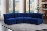 Limitless 4-Piece Modular Sectional - Contemporary Comfort with Soft Upholstery & Stylish Tufting