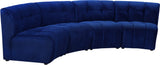 Limitless 4-Piece Modular Sectional - Contemporary Comfort with Soft Upholstery & Stylish Tufting