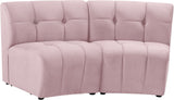 Limitless Modular Sectional Loveseat with Upscale Tufting and Contemporary Design for Ultimate Comfort
